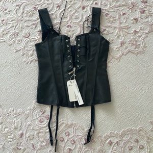 Black corset top